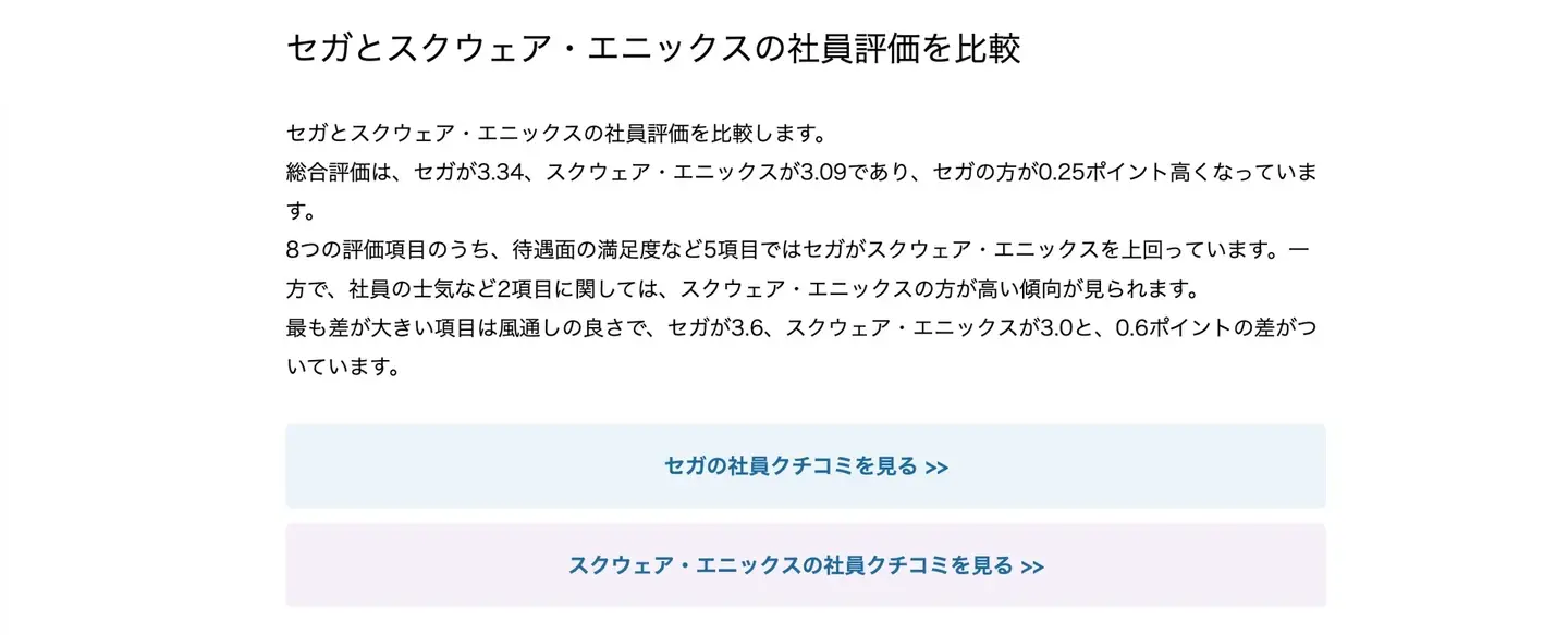 2025/02：社員評価・年収比較コンテンツ (OpenWork)